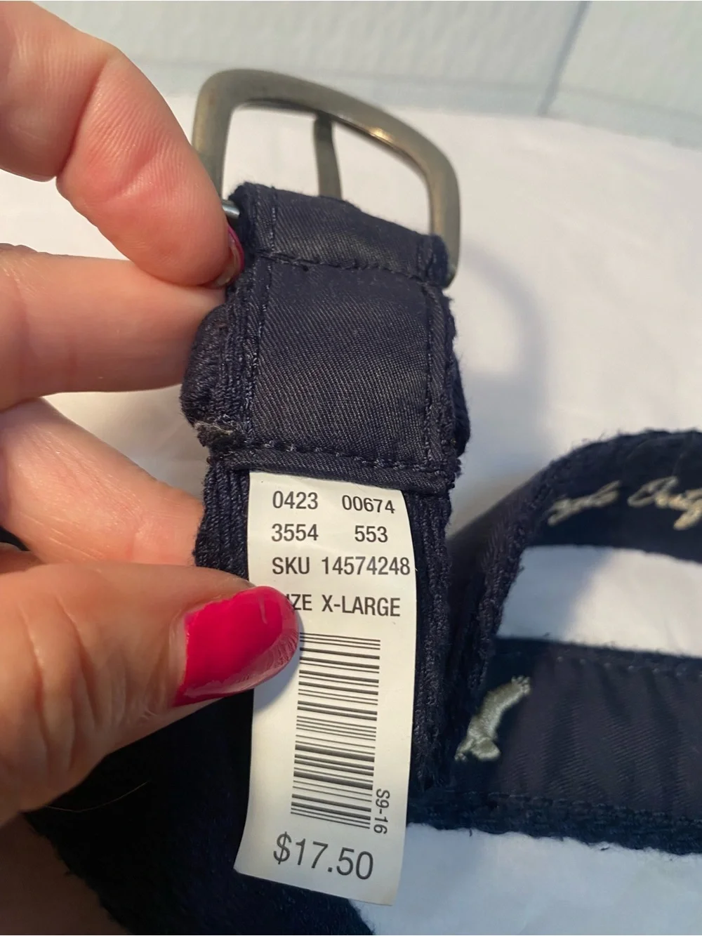 American Eagle Outfitters Navy Belt X Large